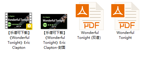 【乐谱可下载】《Wonderful Tonight》Eric Clapton插图