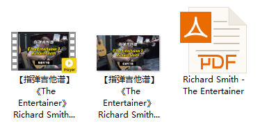 【指弹吉他谱】《The Entertainer》Richard Smith（乐谱可下载）插图