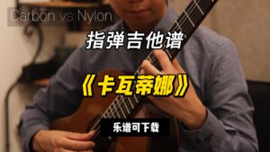 【指弹吉他谱】《卡瓦蒂娜》（乐谱可下载）-古桐博客