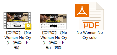 【吉他谱】《No Woman No Cry》（乐谱可下载）插图