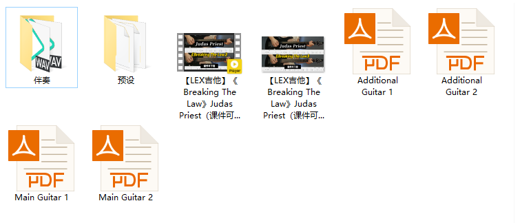 【LEX吉他】《Breaking The Law》Judas Priest（课件可下载）插图