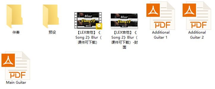【LEX吉他】《Song 2》Blur（课件可下载）插图