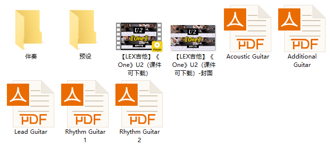 【LEX吉他】《One》U2（课件可下载）插图