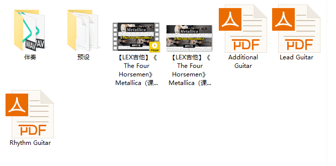 【LEX吉他】《The Four Horsemen》Metallica（课件可下载）插图