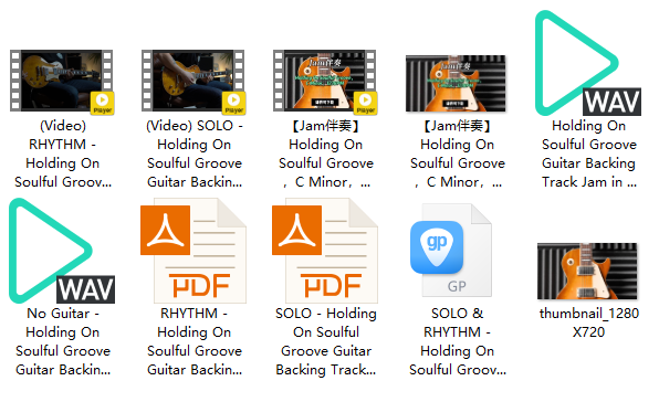 【Jam伴奏】Holding On Soulful Groove，C Minor，123 BPM（课件可下载）插图
